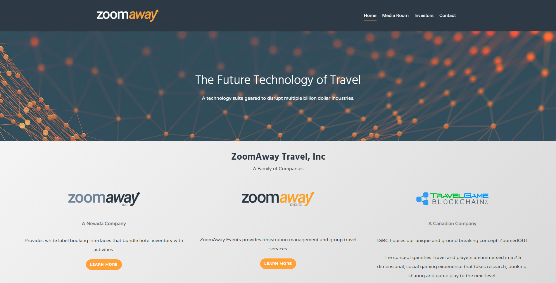 ZoomAway Announces Launch Of New Corporate Website